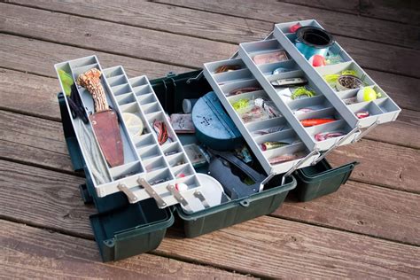 metal fishing tackle box|fishing tackle box with lures.